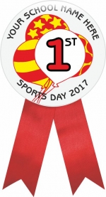 Button Badge with Ribbons 2017 (58mm Dia + 80mm Ribbon) Button Badge with Ribbons 2017 (58mm Dia + 80mm Ribbon)